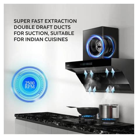Buy Lowest Price Glen CH 6076 DS BLDC AC 60cm Auto Clean Chimney with ...