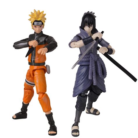 Buy ANIME HEROES - Naruto - Naruto Uzumaki & Sasuke Uchiha, Naruto ...
