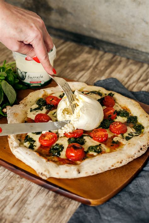 Burrata Pesto Pizza — La Casa Del Formaggio