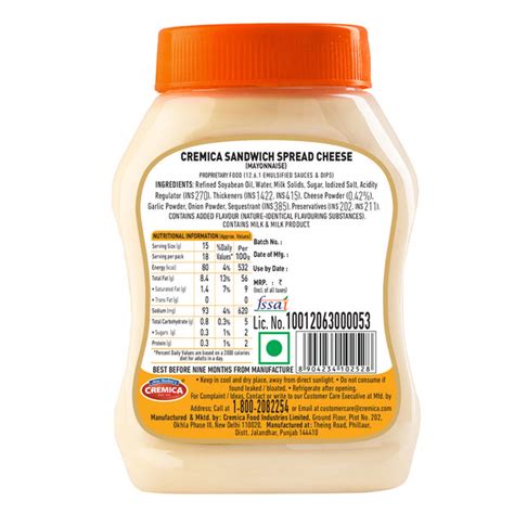 Cheese Sandwich Spread for Bread & Burgers | Creamy Cheese – Cremica Shop