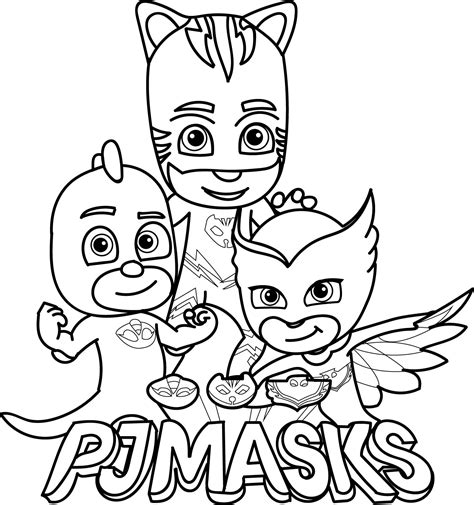 Pj Mask Ausmalbilder