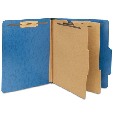 Staples Moisture Resistant Classification Folder, 2-Dividers, 2.5 ...