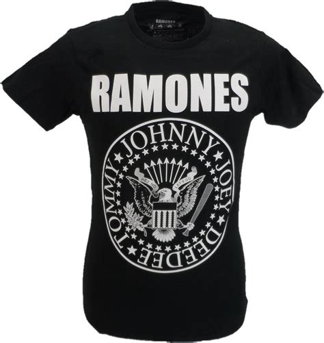 Mens Official Ramones Presidential Seal Logo T Shirt|Mazeys – Mazeys UK