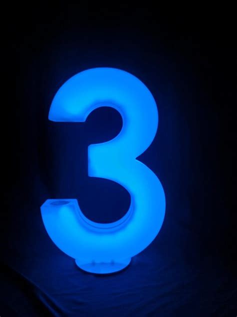 Image result for LED Numbers Three