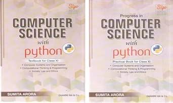 COMPUTER SCIENCE WITH PYTHON TEXTBOOK FOR CLASS - 11 WITH PRACTICAL ...