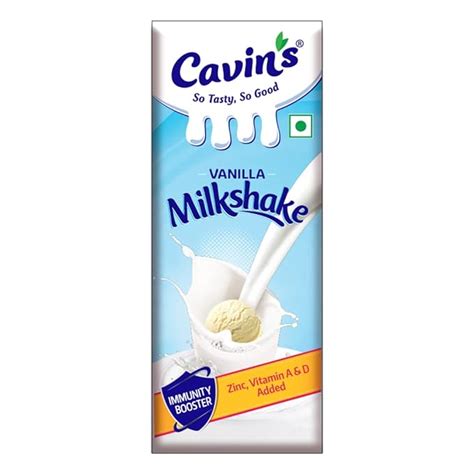 Cavin's Vanilla Milkshake| Enriched With Zinc, Vitamin A & D For ...