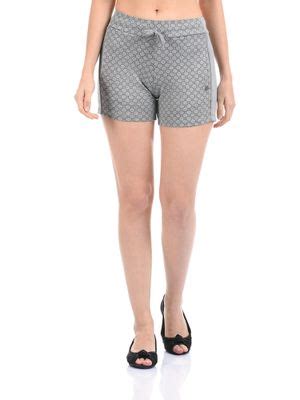 Buy Madame Women Grey Shorts (M) Online