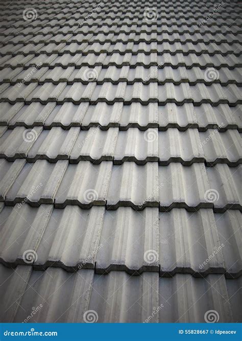 Grey clay tile roof stock image. Image of rooftop, pattern - 55828667