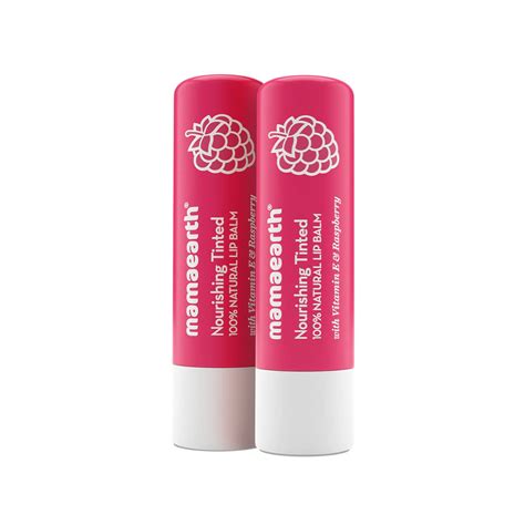 Buy Mamaearth Unisex Nourishing Tinted 100% Natural Lip Balm with ...