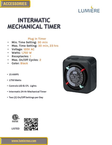 Intertek Timer How to Set 的图像结果