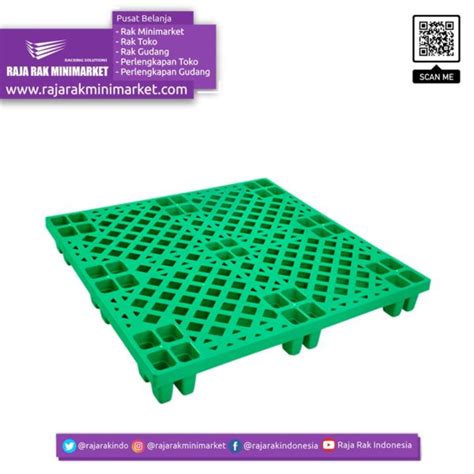 PALLET PLASTIK RABBIT NPR-1212 UKURAN 120x120x16 CM