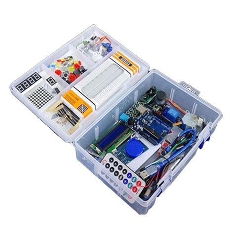 UNO R3 Development Board Starter Kit Upgrade Motor Learning Kit– UNIQKART