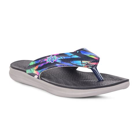 Buy AHA Navy Blue Flip Flops For Women KIARA-6 By Liberty