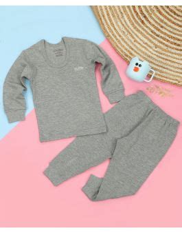 Unisex Grey Thermal set JM-1/15