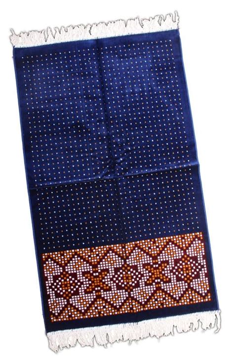 Buy ADIRNY Velvet Prayer Mat Musalla Janamaz for Namaz Muslim 44x28 ...