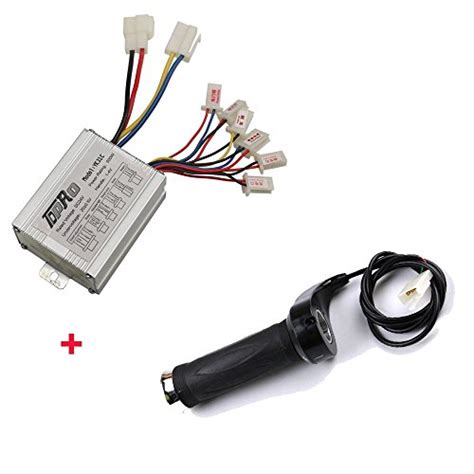 Buy 24V 500w Brush Controller + Throttle Grip Scooter Electric ATV ...