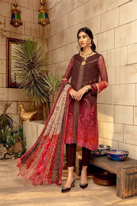 Charizma Vasal Embroidered Chiffon Collection 2021 – VSL-12 – YourLibaas