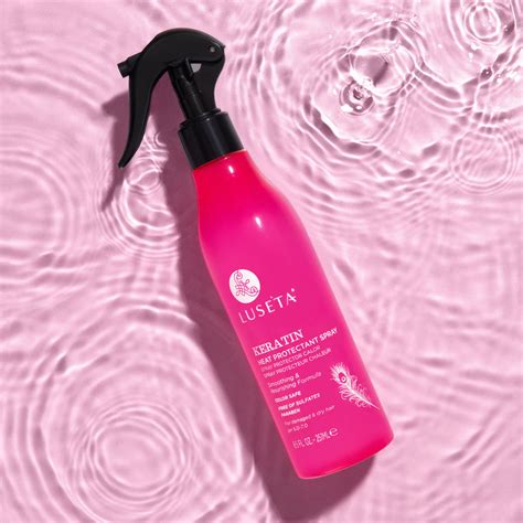 Keratin Smooth Heat Protectant Spray | Luseta Beauty