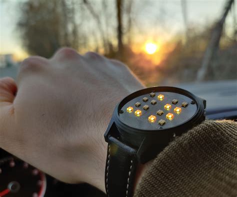 Programming Binary Watch Python Code 的图像结果