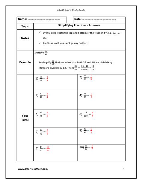 Image result for ASVAB Math Study Guide
