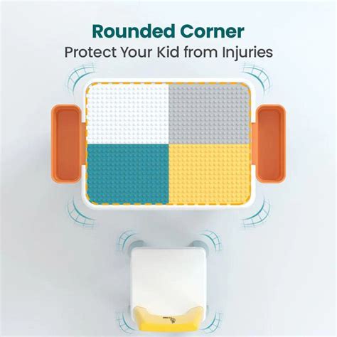 Little Genius Learner Kids Study Table Set With Chair – kidfun