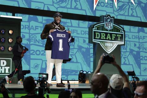 Cowboys take Alabama offensive lineman Tyler Booker with 12th pick in ...