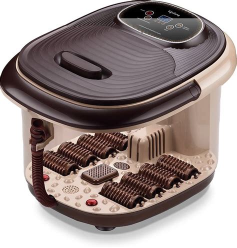 Lifelong LLM306 Electric Foot Spa Massager with 8 Rollers & Digital ...