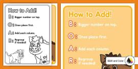 How to Subtract Poster (teacher made) - Twinkl
