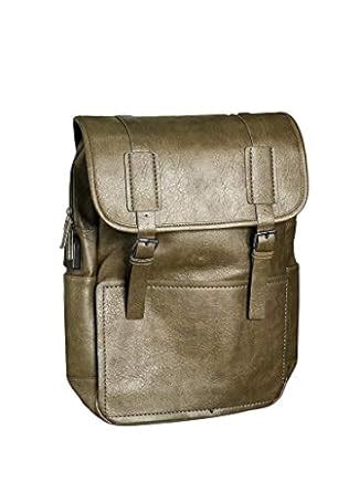 Buy House of Quirk Vintage Vegan Leather Bag Travel Backpack For School ...