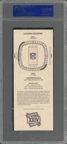 ticket bid lot detail 1990 bowl xxiv ticket purple ticket bid lot detail 1990 bowl xxiv ticket purple