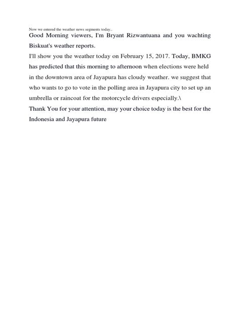 Weather Report Introduction 的图像结果