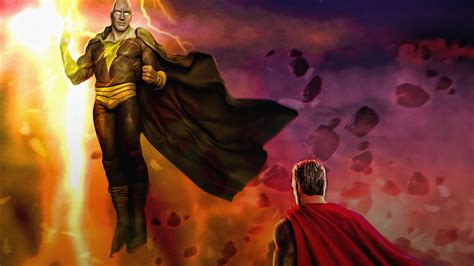 Shazam Vs Black Adam Desktop Wallpapers - Wallpaper Cave