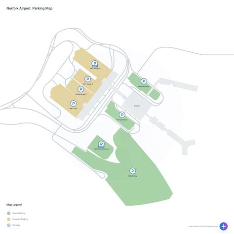 Norfolk Airport (ORF) Parking Rates and Map