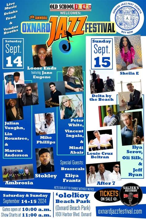 7th Annual Oxnard Jazz Festival at Olol’koy Beach Park (formerly Oxnard ...