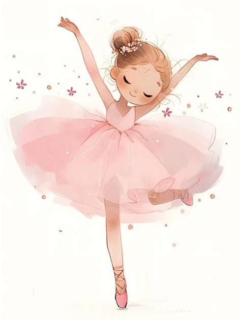 Ballerina Drawing Cute