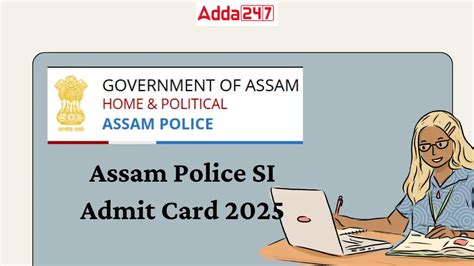 Assam Police SI Admit Card 2025 Out, Download Psychometric Test Hall Ticket
