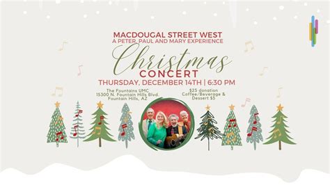 MacDougal Street West Christmas Concert, 15300 N Fountain Hills Blvd ...