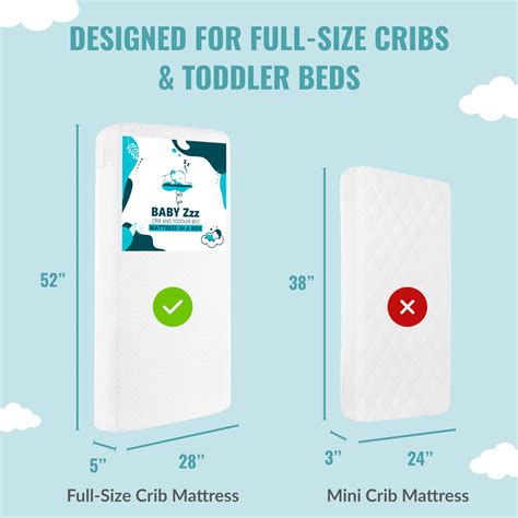 Cradle Mattress Dimensions Baby Mattress | Cozy Rest Extra Firm Crib