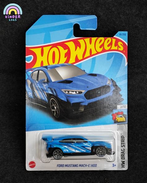 Hot Wheels Ford Mustang Mach-E 1400 (Blue) | Kinder Logs