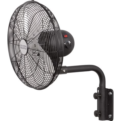 Ironton Oscillating Wall-Mounted Garage Fan — 14in., 1/30 HP, 2,600 CFM ...