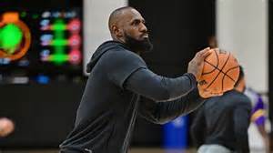 LeBron James ready for contact basketball activity as he works toward ...