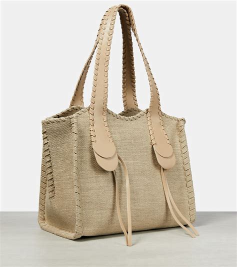Chloé Mony Medium canvas tote bag Chloe