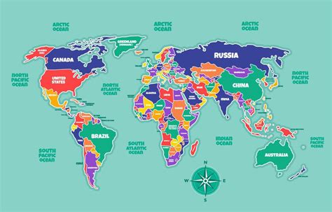 World Map Vector Countries 的图像结果