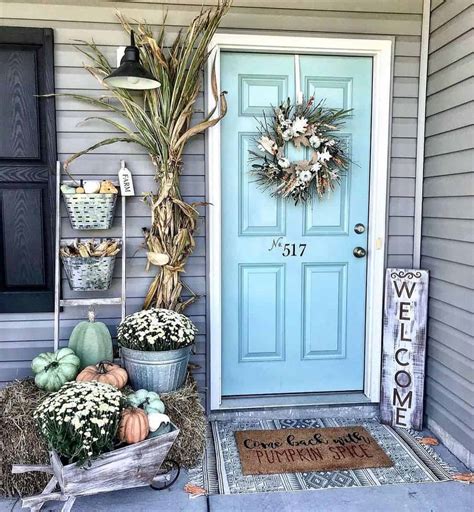 Front Door Decorating Ideas For Fall | Shelly Lighting