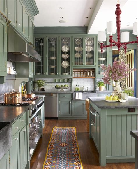 Good Colours for Kitchen Walls Lovely 31 Green Kitchen Design Ideas ...