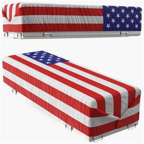 Flag Draped US Army Casket 3D Model $49 - .obj .lxo .ma .max .fbx .c4d ...