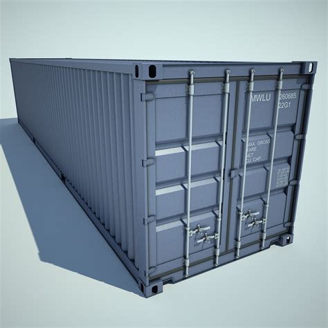 Cargo container 3D Model $10 - .3ds .max .obj - Free3D