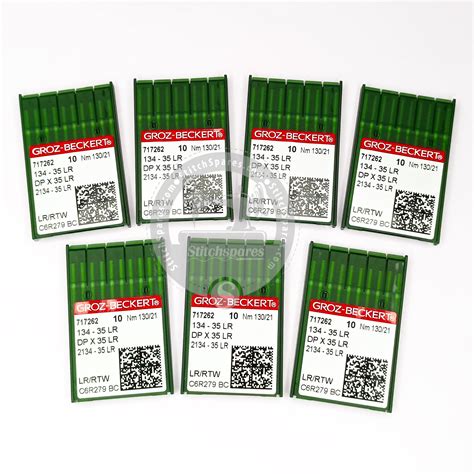 #717262 DPx35 LR 2134-35 LR Nm 130/21 LR/RTW Groz Beckert Sewing Machi ...