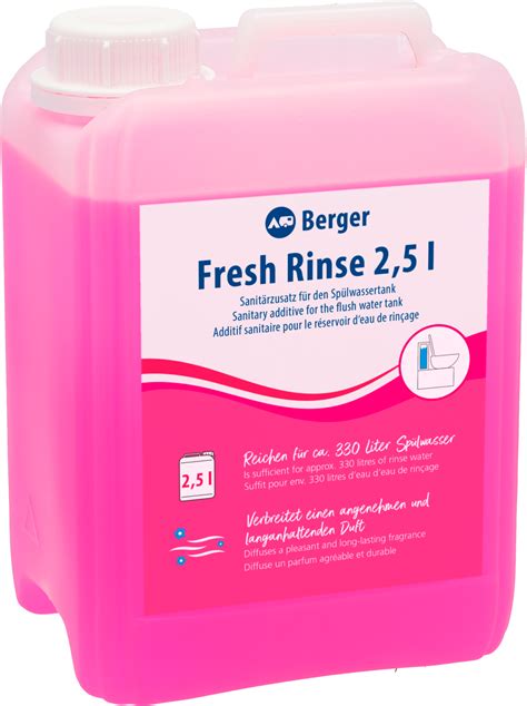 Berger Fresh Rinse rinse water additive 2.5 liters - Berger Camping