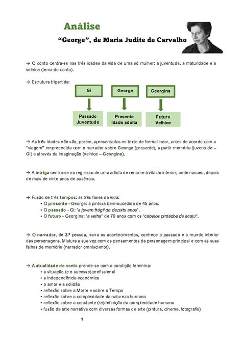 Análise do Conto "George" (Final Exam - LI-102) - Studocu